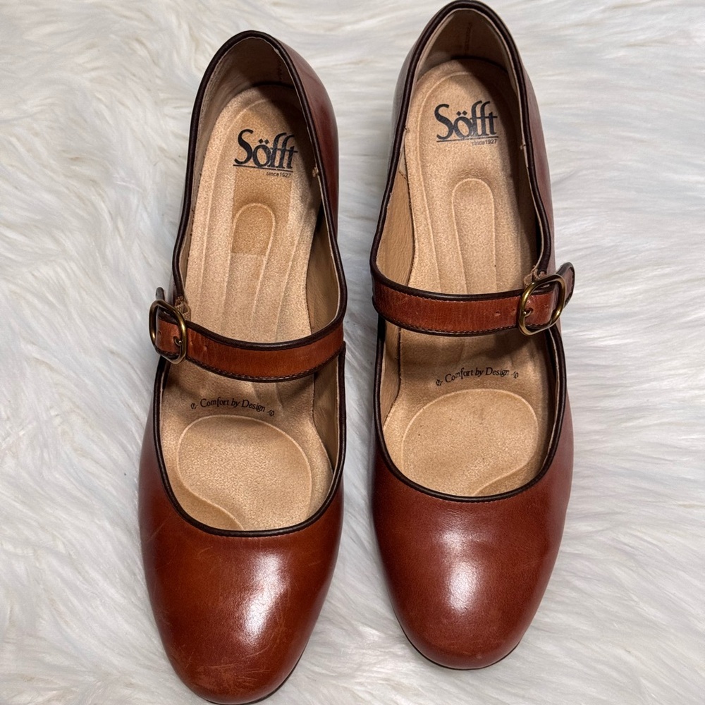 Women's Brown Mary Jane Shoes